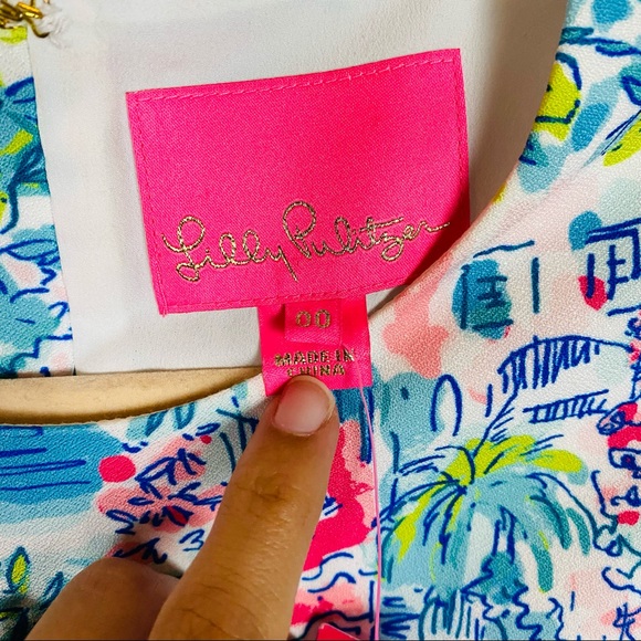 Lilly Pulitzer Marli Shift Dress Postcard Positano - Picture 5 of 11
